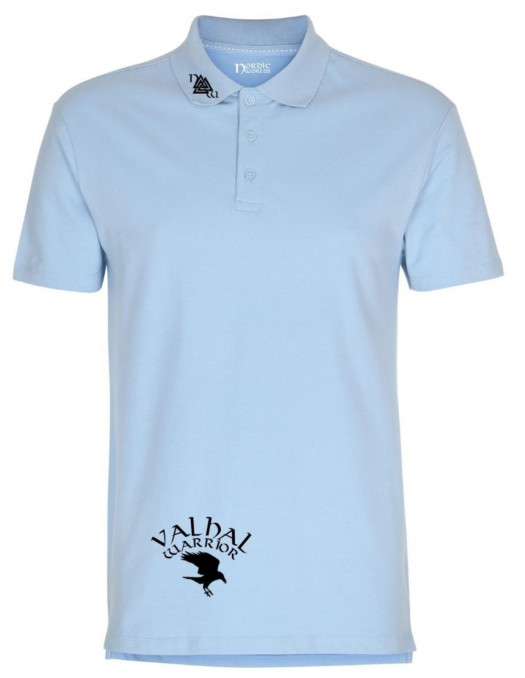 Valhal Stretch Poloshirt Sky by...