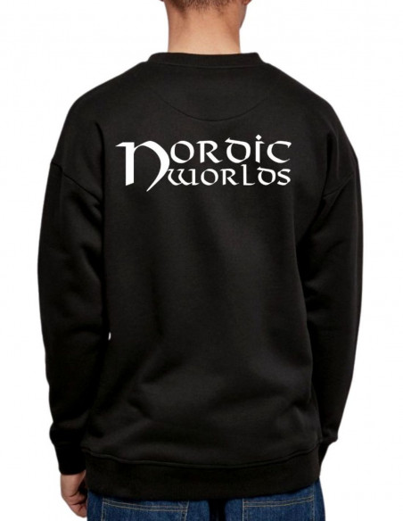 Saga Crewneck Black Bandamanna Chapter 10 by Nordic Worlds