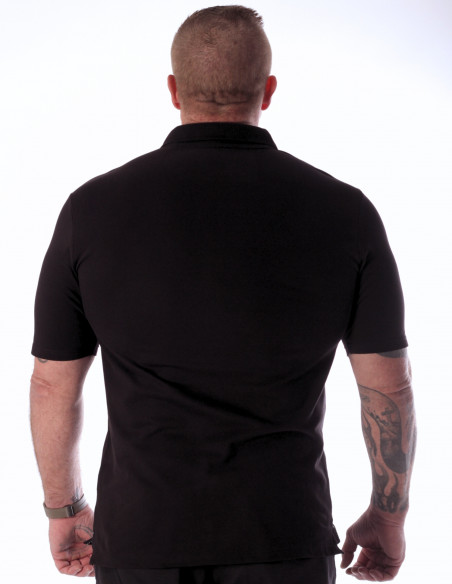 Valknut Spirit Stretch Poloshirt Black by Nordic Worlds
