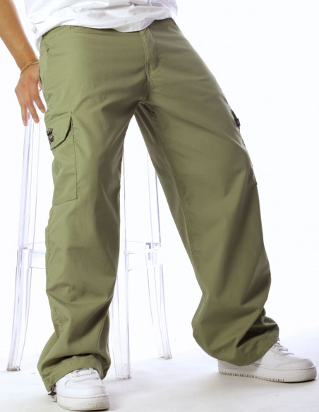 BSAT Baggy Combat Cargo Pants Medium Green Baggy Fit