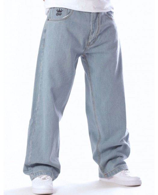 Los Angeles Baggy Jeans Sky Blue by BSAT