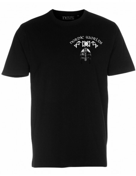 Alpha Helmet T-Shirt Black by Nordic Worlds