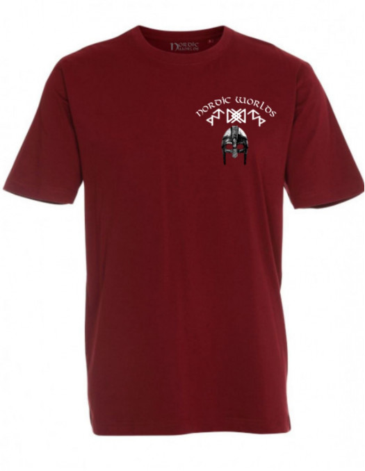 Alpha Helmet T-Shirt Burgundy by...