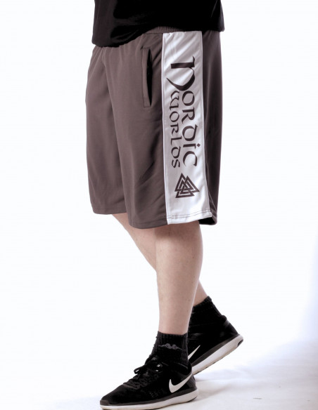 Nordic Worlds Ragnarok Mesh Shorts Dark Grey