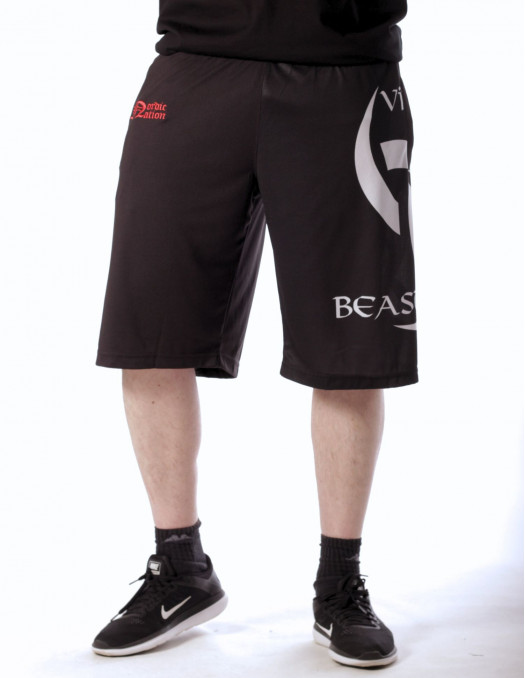 Viking Beast Triple Horn MeshShorts by Nordic Worlds