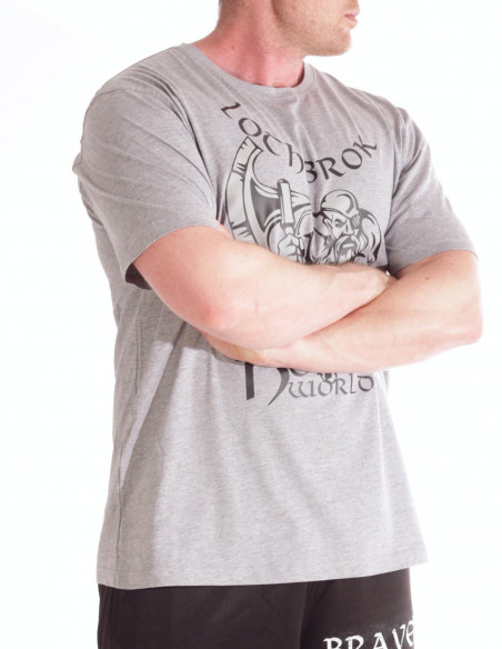 Lothbrok Light Grey T-Shirt by Nordic Worlds