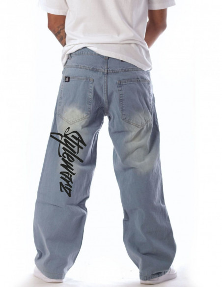 BSAT Baggy Jeans Stylewarz Sky Blue Washed