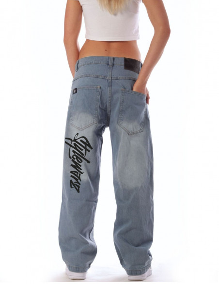 BSAT Baggy Jeans Stylewarz Sky Blue Washed