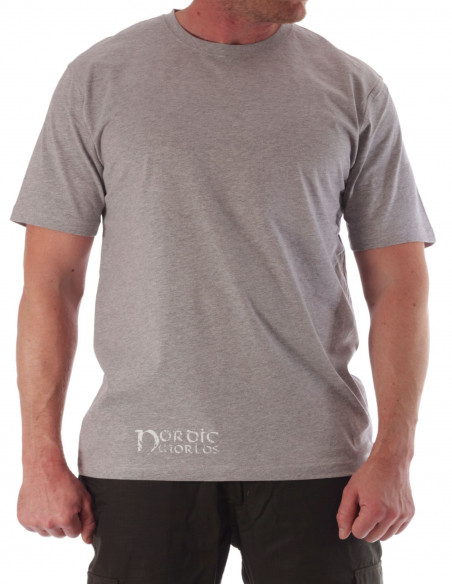 Nordic Worlds Odins Valknut Heather Grey T-Shirt