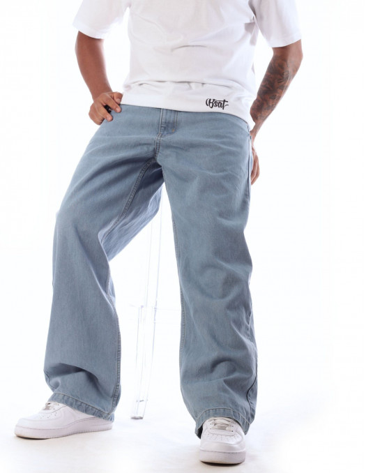 BSAT Bronx Baggy Jeans Light Blue