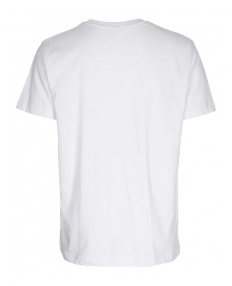 Valhalla White N Red Front T-shirt by Nordic Worlds Premium Cotton