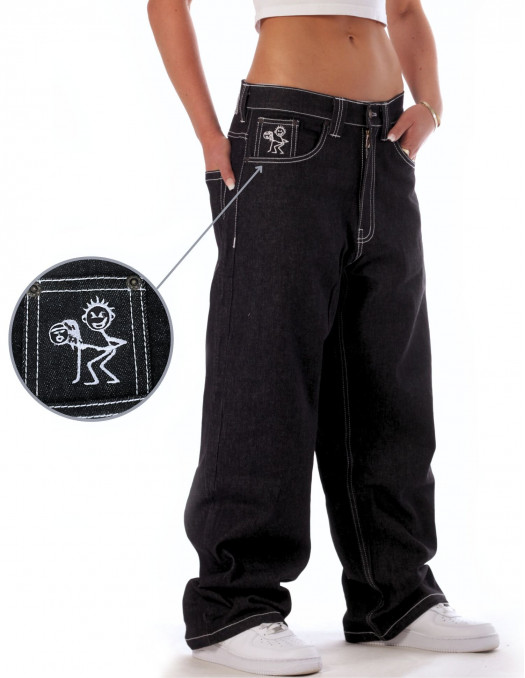 BSAT Stickman Jeans The F*ck Black Vol.2