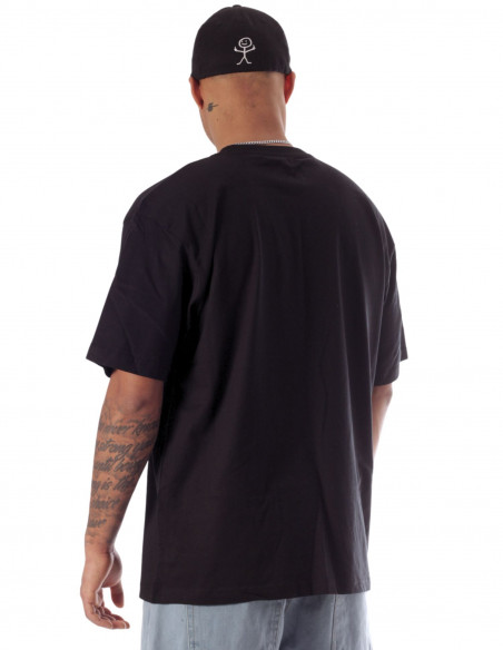 BSAT Stickman Logo T-Shirt Black