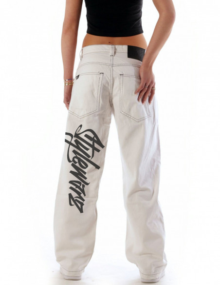BSAT Baggy Jeans Stylewarz White n Black