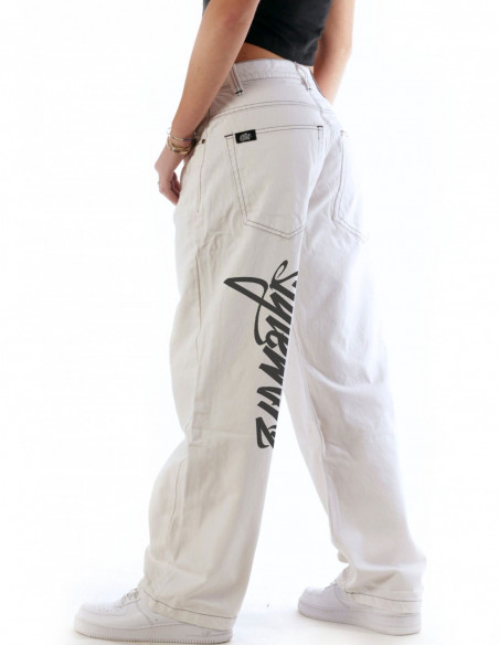 BSAT Baggy Jeans Stylewarz White n Black