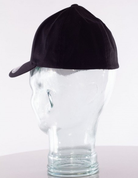 BSAT Bronx Crown Embroidery Cap Athletic Shape Black
