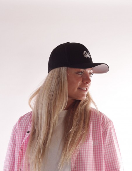 BSAT Bronx Embroidery Cap Shape Black