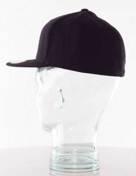 BSAT Bronx Crown Embroidery Flatcap Black