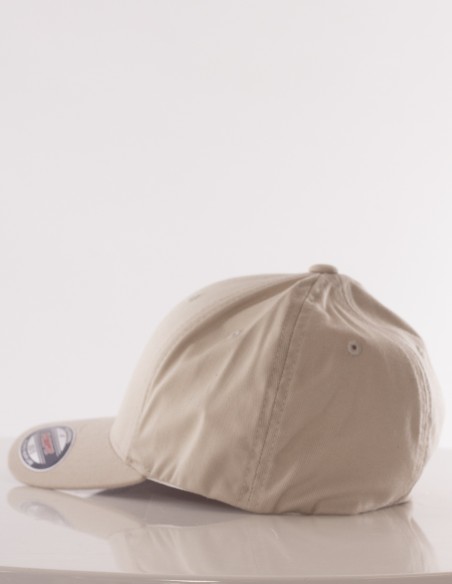 BSAT Stickman Embroidery Cap Shape Beige