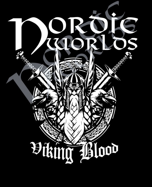 Nordic Worlds Viking Blood Back Black...