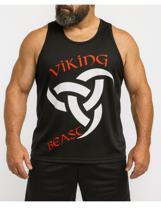 Viking Beast Triple Horn Mesh TankTop...