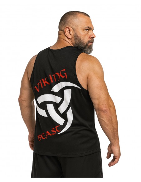 Viking Beast Triple Horn Mesh TankTop by Nordic Worlds
