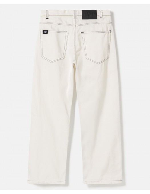 BSAT Bronx Baggy Jeans White n Black